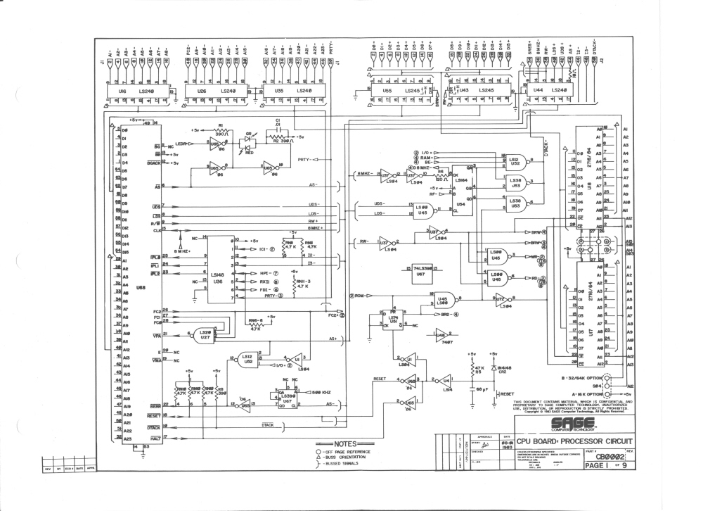 Sage Computer Schematics